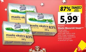 Lidl Masło ekstra mazurski smak oferta
