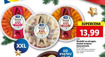 Lidl Śledzik na okrągło xxl sweet chilli seko oferta