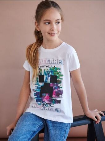Sinsay Koszulka minecraft oferta
