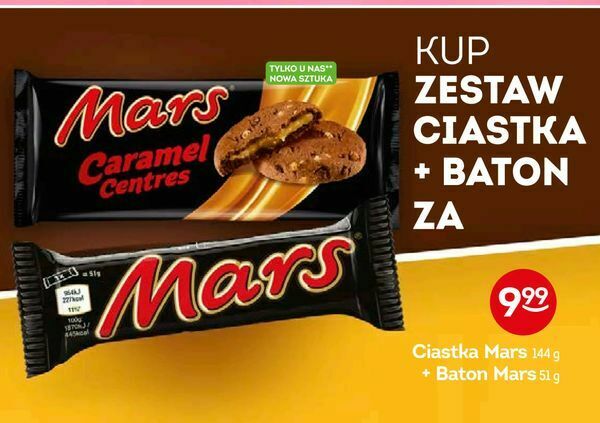 Promocja Ciastka Mars + Baton Mars - Żabka