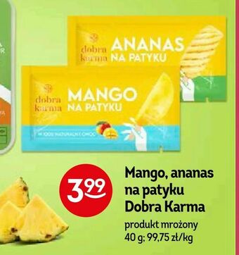 Żabka Mango, ananas na patyku Dobra Karma oferta