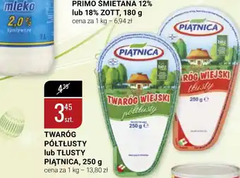 bi1 Twaróg półtłusty lub tłusty Piątnica 250g oferta