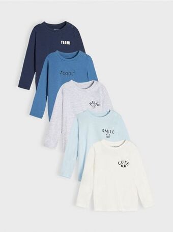 Sinsay Koszulki 5 pack oferta