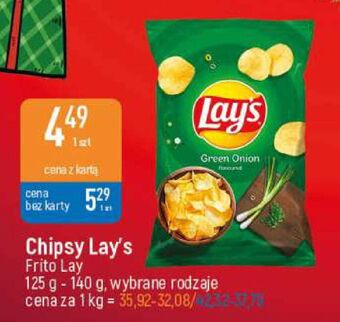 E.Leclerc Chipsy zielona cebulka lay's oferta