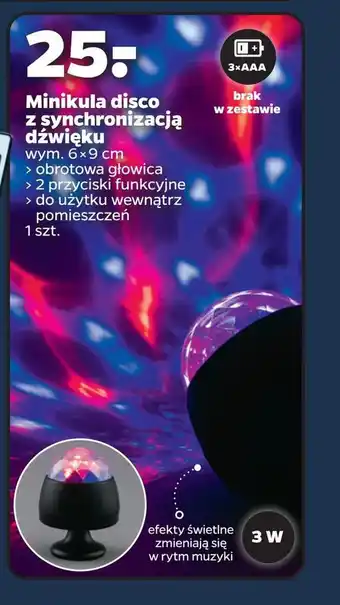 Netto Minikula disco z synchronizacją dźwięku oferta