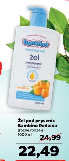 Netto Żel pod prysznic bambino rodzina oferta