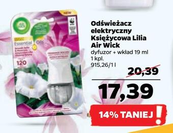 Netto Odświeżacz elektryczny księżycowa lilia air wick oferta