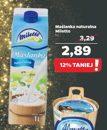 Netto Maślanka naturalna miletto oferta