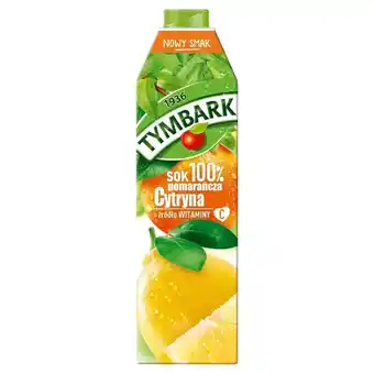 Globi Tymbark sok 100% pomarańcza cytryna 1 l oferta