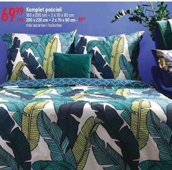E.Leclerc Komplet pościeli bawełnianej 160 x 200 cm + 2 70 80 oferta