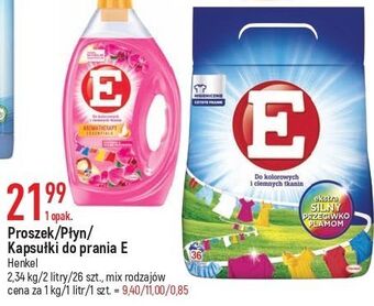 E.Leclerc Proszek do prania kolorowych i ciemnych tkanin e oferta
