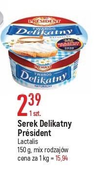 E.Leclerc Twarożek delikatny naturalny president oferta