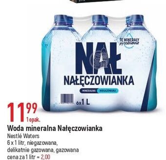 E.Leclerc Woda delikatnie gazowana nałęczowianka oferta