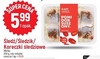 E.Leclerc Śledź z suszonymi pomidorami mirko oferta
