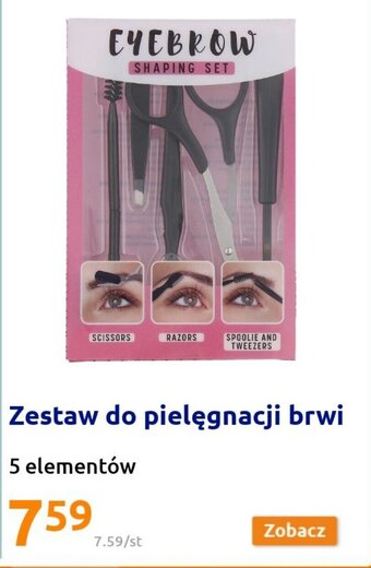 Action Zestaw do pielęgnacji brwi 5 elementów oferta