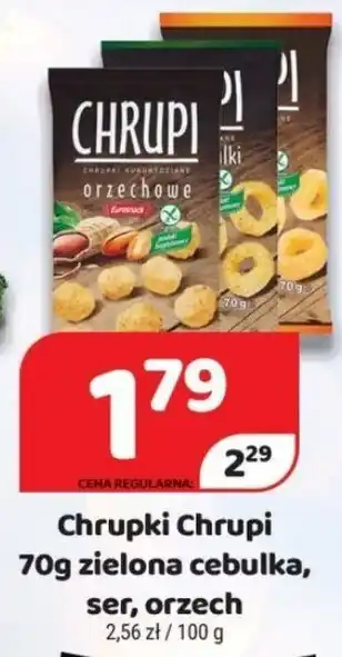 Delfin Chrupki Chrupi 70 g zielona cebulka, ser, orzech oferta