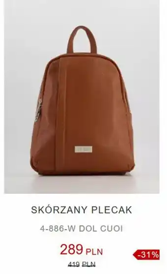 Venezia Skórzany Plecak 4-886-W DOL CUOI oferta