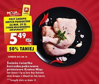 Biedronka Ćwiartka z kurczaka świeża kraina mięs oferta