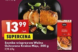 Biedronka Szynka wieprzowa wolno gotowana kraina mięs oferta
