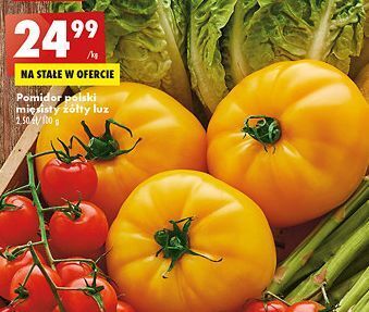 Biedronka Pomidory polskie mięsiste żółte oferta