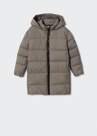 MANGO Długa pikowana kurtka oferta