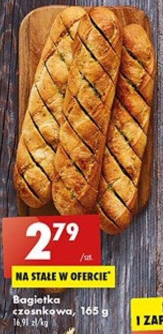 Biedronka Bagietka czosnkowa, 165g oferta