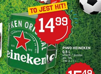 Duży Ben Heineken piwo 0,5l 4pack / puszka alk.: 5% oferta