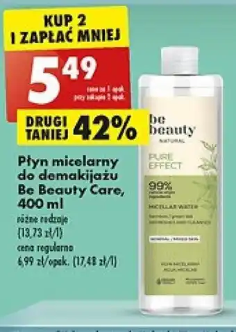 Biedronka Be Beauty Care Płyn micelarny, 400ml różne rodzaje oferta