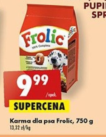 Biedronka Frolic Karma dla psa, 750g oferta