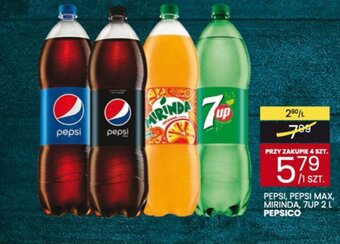 Wafelek Pepsico Pepsi, Pepsi Max, Mirinda, 7Up 2l oferta
