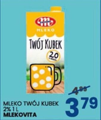 Wafelek Mlekovita Mleko Twój Kubek 2% 1l oferta