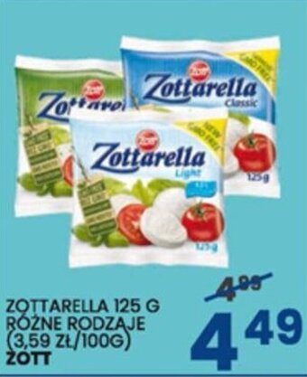 Wafelek Zott Zottarella 125g oferta
