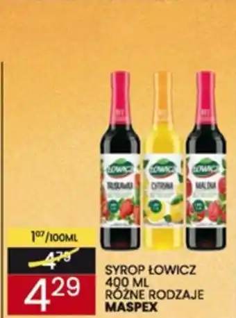 Wafelek Maspex Syrop Łowicz 400ml oferta