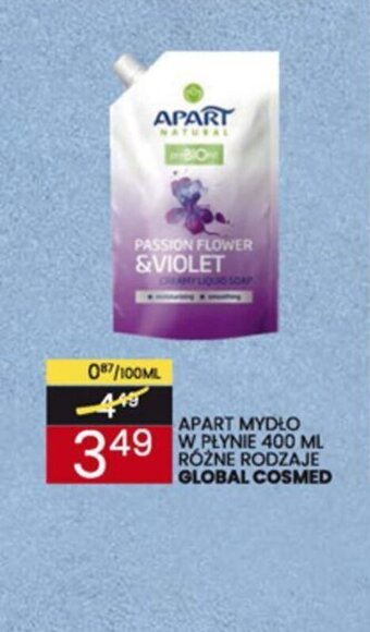 Wafelek Global Cosmed Apart Mydło w płynie 400ml oferta