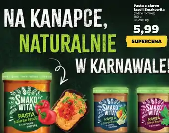 Netto Smakowita Pasta z ziaren fasoli różne rodzaje 180 g oferta