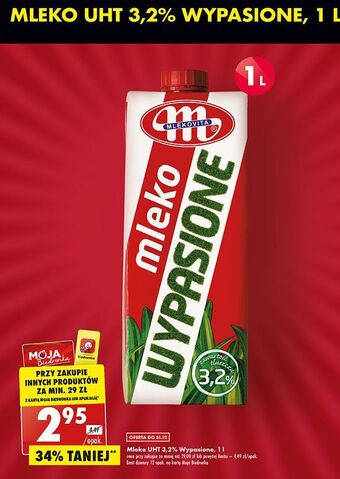 Biedronka Mleko 3.2% mlekovita wypasione oferta