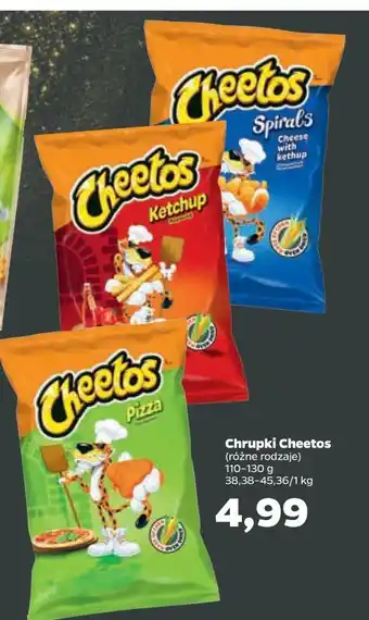 Netto Chrupki spirals ser z ketchupem cheetos oferta