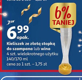 Auchan Kieliszek do wina 170 ml plastikowy actuel oferta