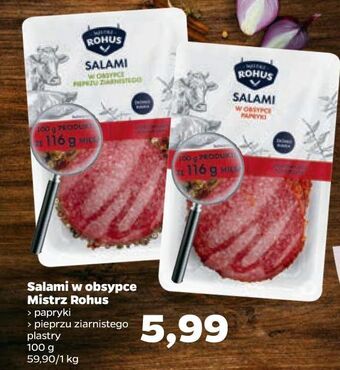 Netto Salami w obsypce papryki mistrz rohus oferta