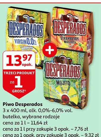Auchan Piwo desperados virgin 0.0% oferta