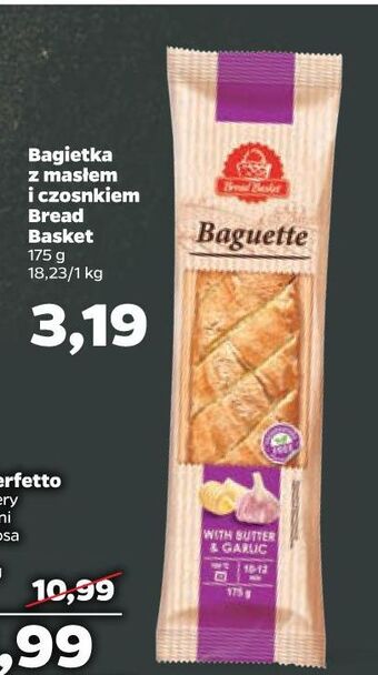 Netto Bagietka z masłem czosnkowym bread basket oferta