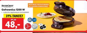 Lidl Gofrownica 1200 w silvercrest oferta