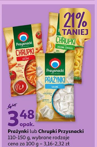 Auchan Chrupki ketchupowe przysnacki oferta