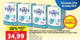 Lidl Mleko 3 nestle nan optipro oferta