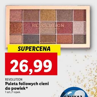 Lidl Paleta cieni foil frenzy hybrid revolution make-up oferta