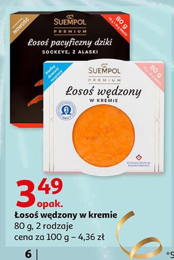 Auchan Łosoś pacyficzny dziki w kremie suempol oferta