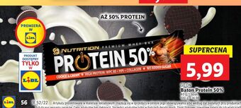 Lidl Baton protein 50% sante go on! nutrition oferta