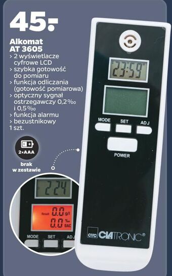 Netto Alkomat at 3605 clatronic oferta