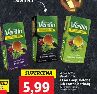 Lidl Herbata kompozycja 6 ziół z earl grey verdin fix oferta