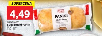 Lidl Panini rustici durum 33 fine foods oferta